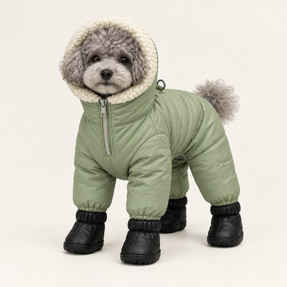 Toy Poodle in the Furnook Snow Suit, Sage